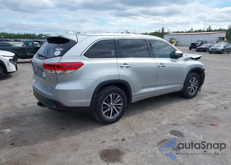 2018 Toyota Highlander Xle from USA, damaged, VIN 5TDJZRFH1JS817410
